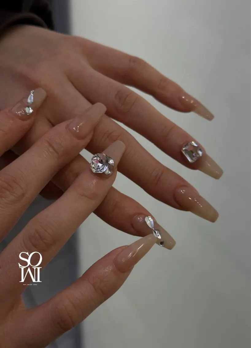 ネイル 韓国ネイル ワンカラーネイル ワンホンネイル ハンドネイル 町田 NAIL SALON SOMIのネイルデザイン