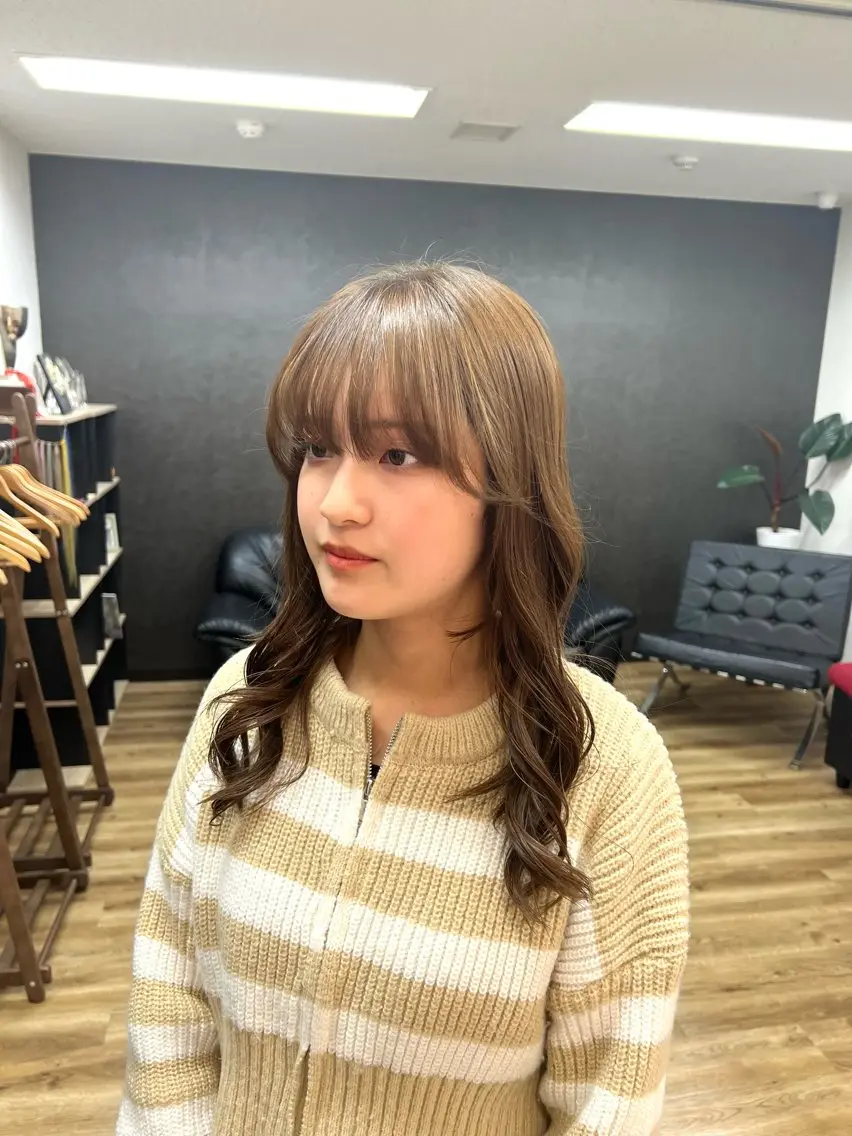 ロング ヘアカラー ボブ／ストレート🎀 harukaのヘアスタイル