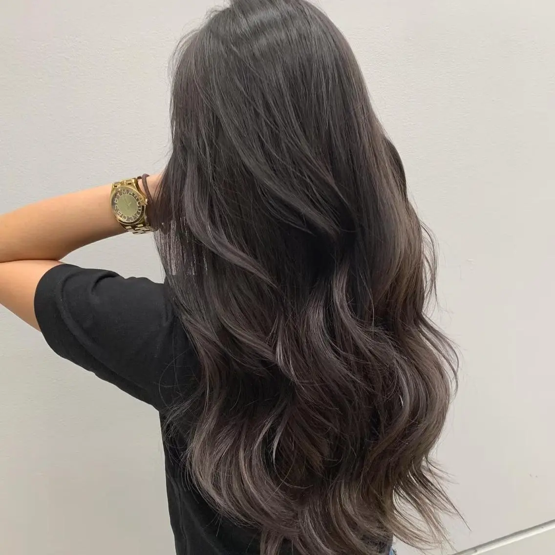 ロング ハイライト 髪質改善 小顔カット メンズ特化美容師/ 新井　洸太のヘアスタイル