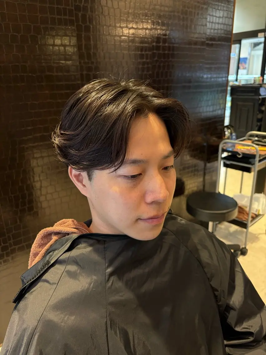 パーマ メンズ カット パーマ 清水 men'sパーマ特化のヘアスタイル