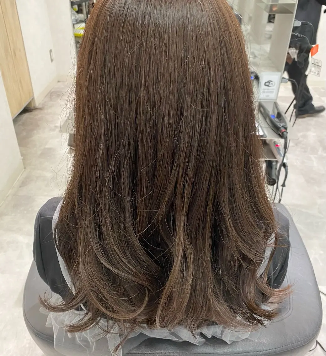 《学生さん限定🫧》カット＋ワンカラー＋トリートメント♡の写真