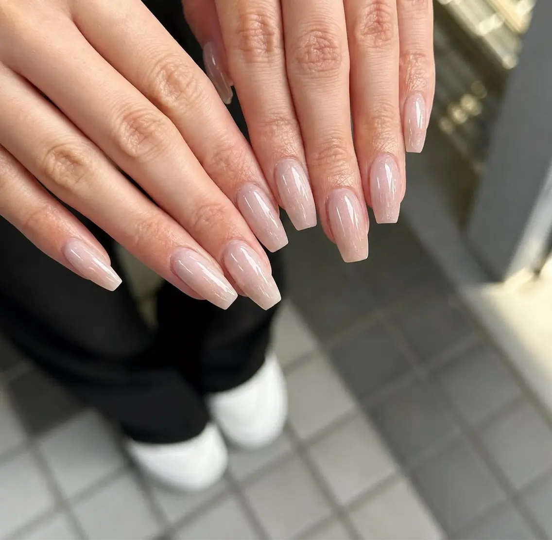 【オフなし⠀】ハンド🪽✨《シンプルコース》パラジェル変更可🤍🫧/新宿✦の写真