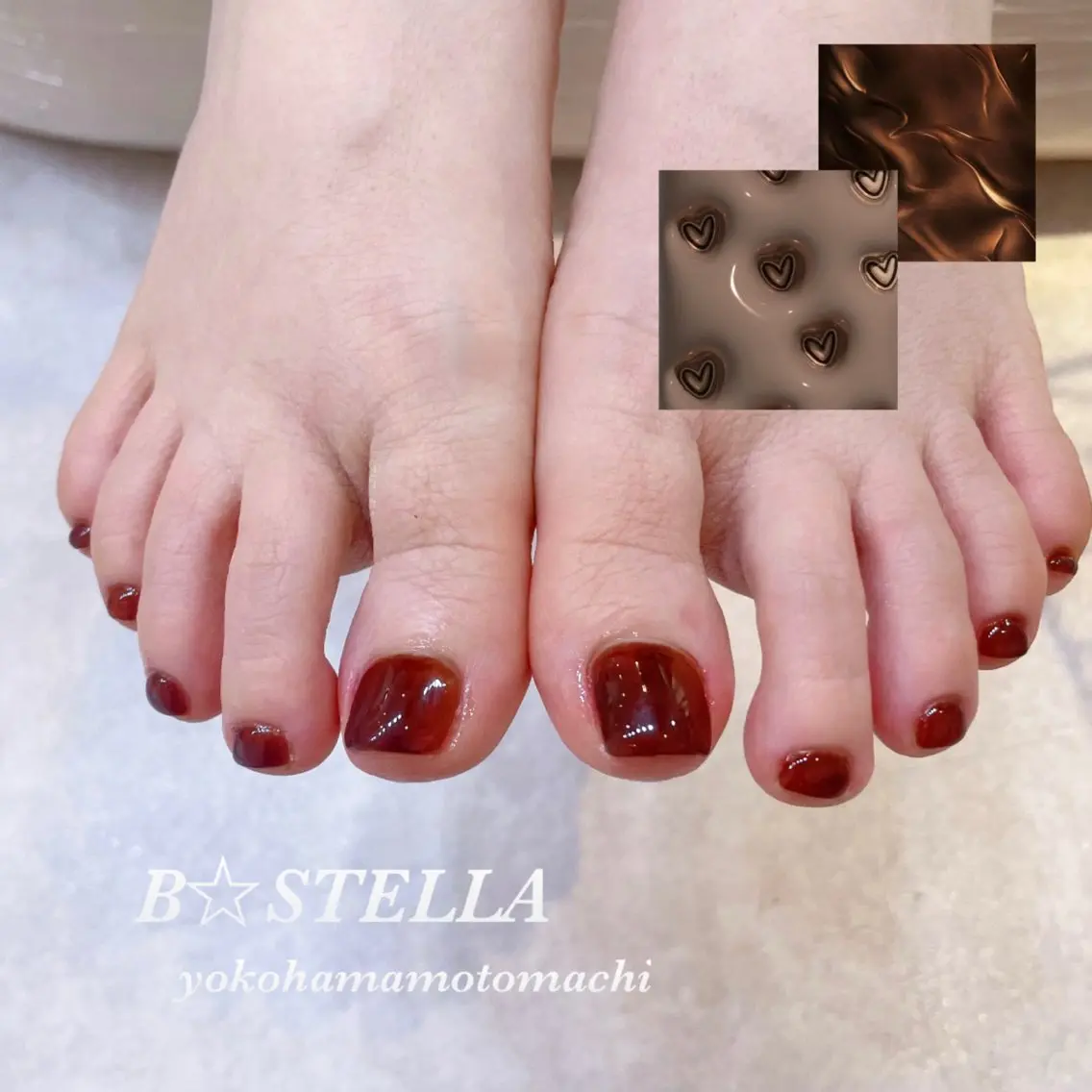 ネイル フットネイル B☆STELLA ANDOUのネイルデザイン