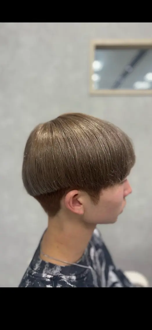 ショート カラー メンズ ヘアカラー メンズ特化韓国風 パーマスタイル/りんのヘアスタイル