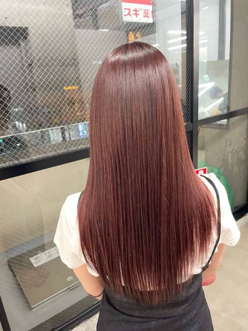セミロング カラー ヘアカラー 梅田艶髪矯正 💖koichiroのヘアスタイル