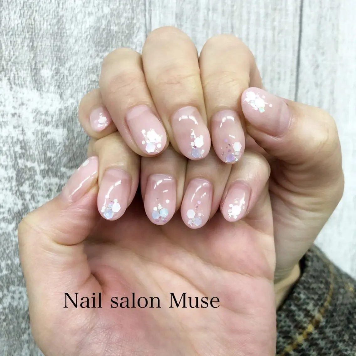 ネイル ホログラムネイル ハンドネイル Nail salon Museのネイルデザイン