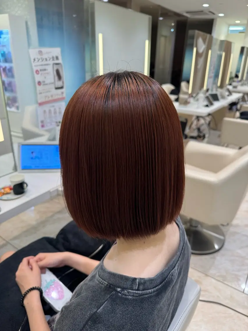 ショート パーマ 縮毛矯正 縮毛矯正 kureha𓈒𓋜 ANNETTA🐣のヘアスタイル