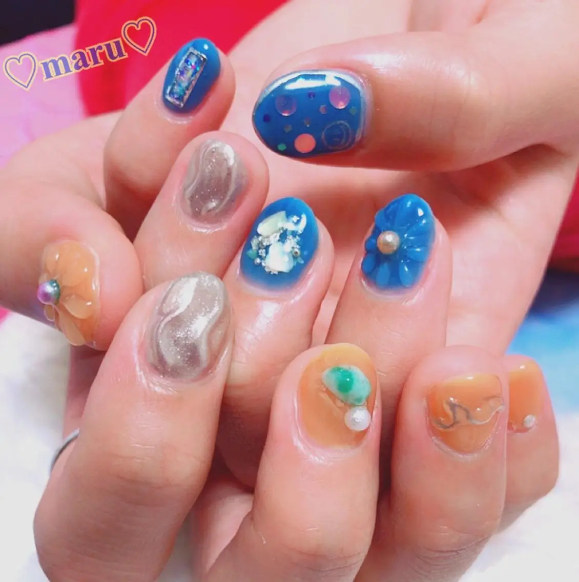 ネイル ハンドネイル フットネイル まるみ♡7/1〜値上 げ致します(>_<)のその他イメージ
