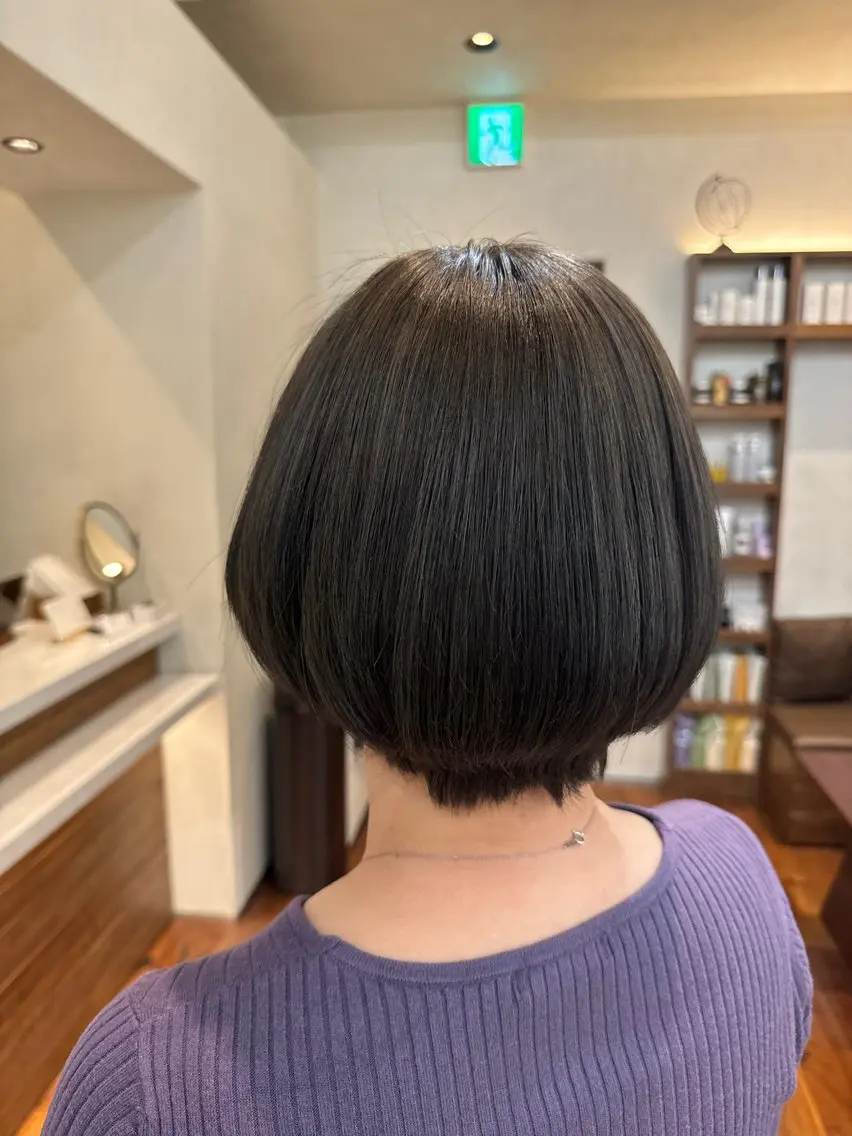 ミディアム カラー ダメージ、複雑履歴 の髪質改善　松本雄光のヘアスタイル