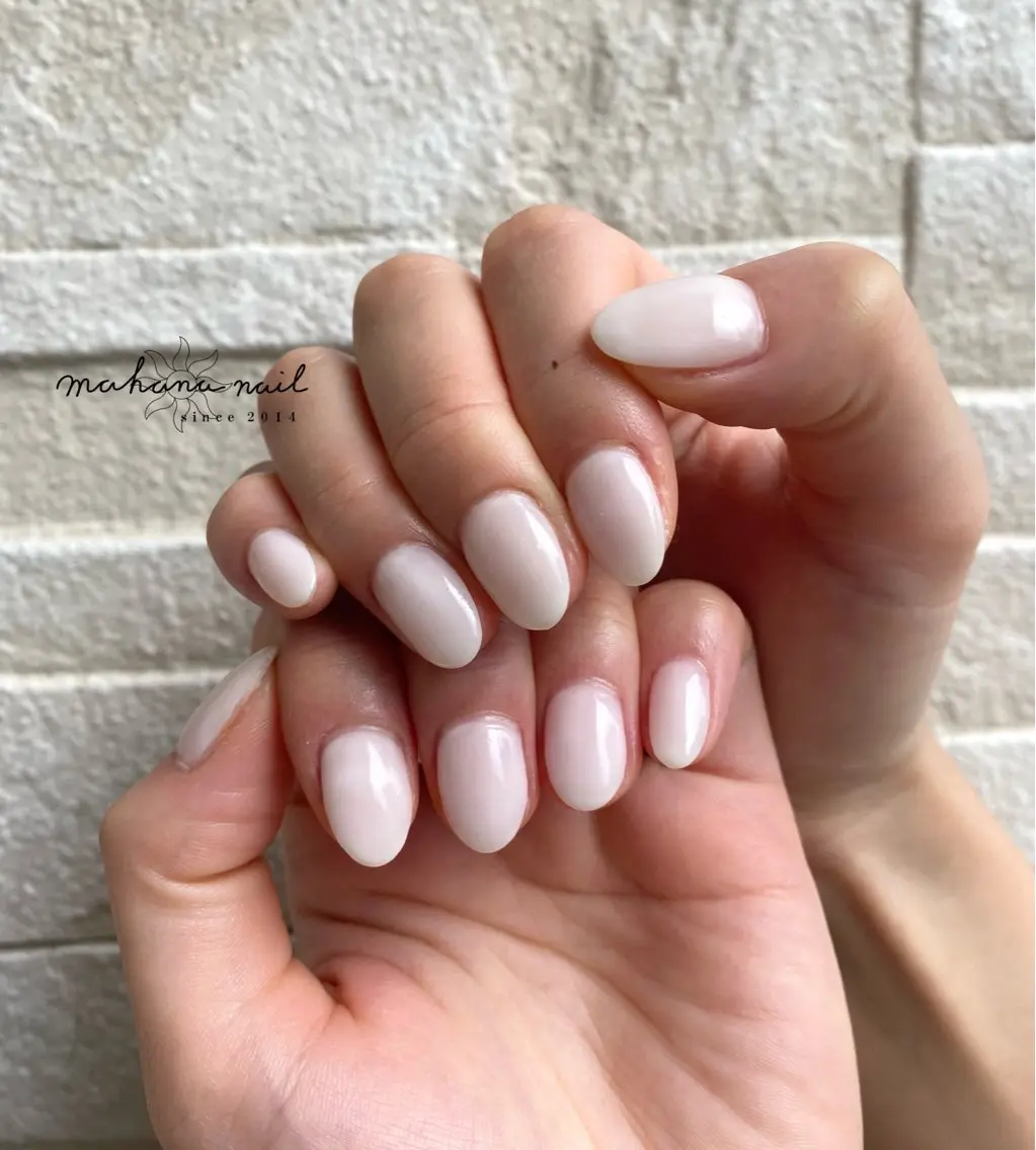 ネイル ワンカラーネイル mahana nailのネイルデザイン
