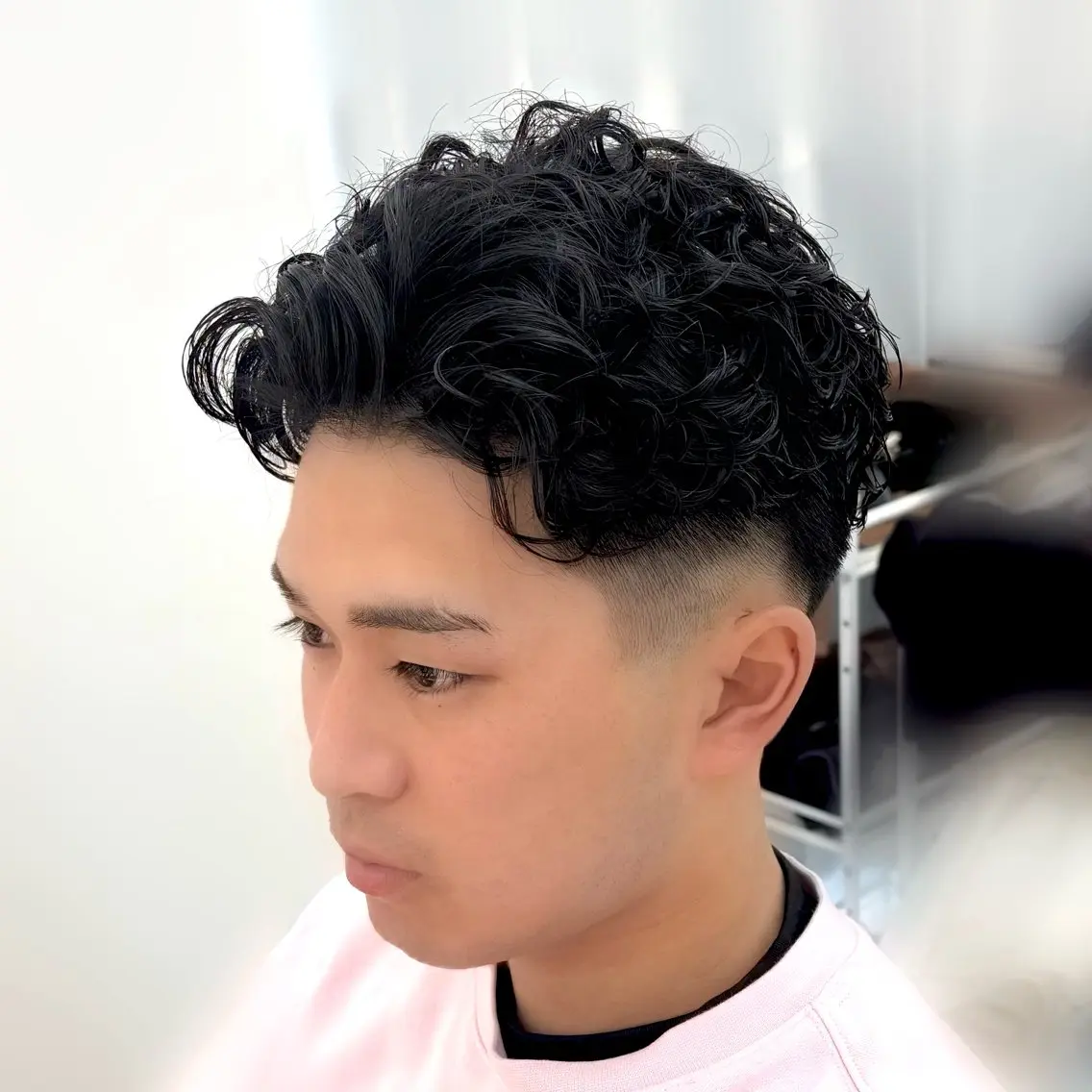 ショート パーマ メンズ カット パーマ 【短髪パーマ】 💕MISAKIのヘアスタイル