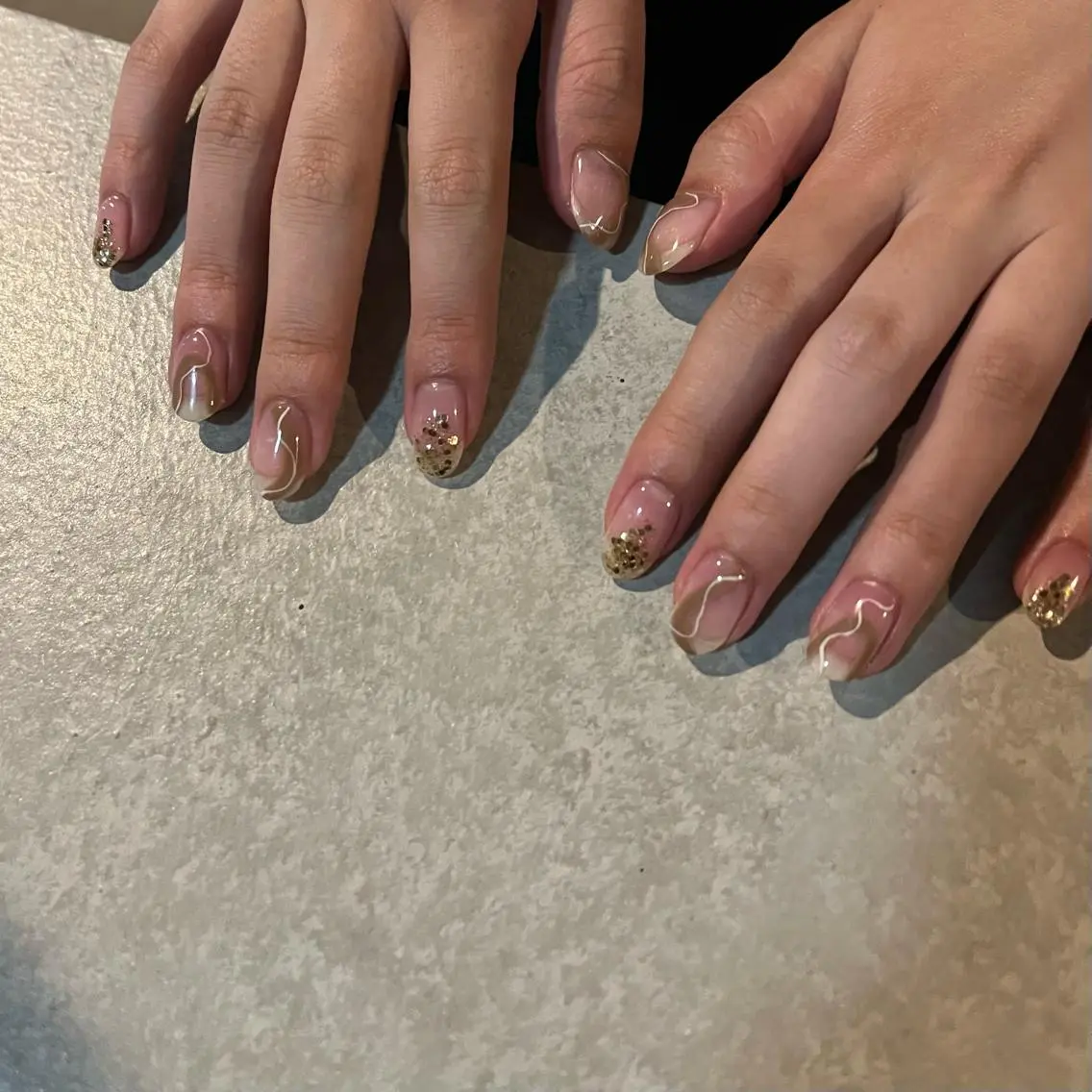 ネイル ハンドネイル 🤎Two ERI🤎のネイルデザイン