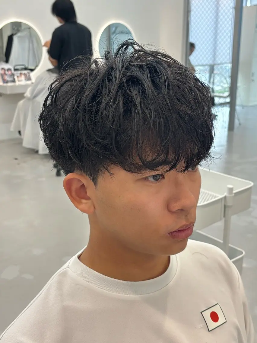 パーマ メンズ メンズパーマ パーマ 瀧田 翔眞のヘアスタイル