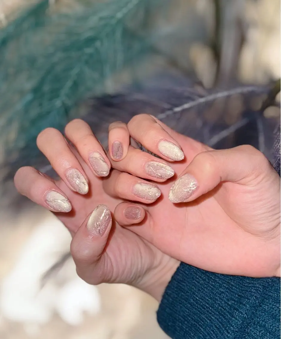 ネイル フラッシュネイル フラッシュマグ マグネットネイル メンズネイル ミラーネイル ハンドネイル MIMnail メンズネイリストのネイルデザイン