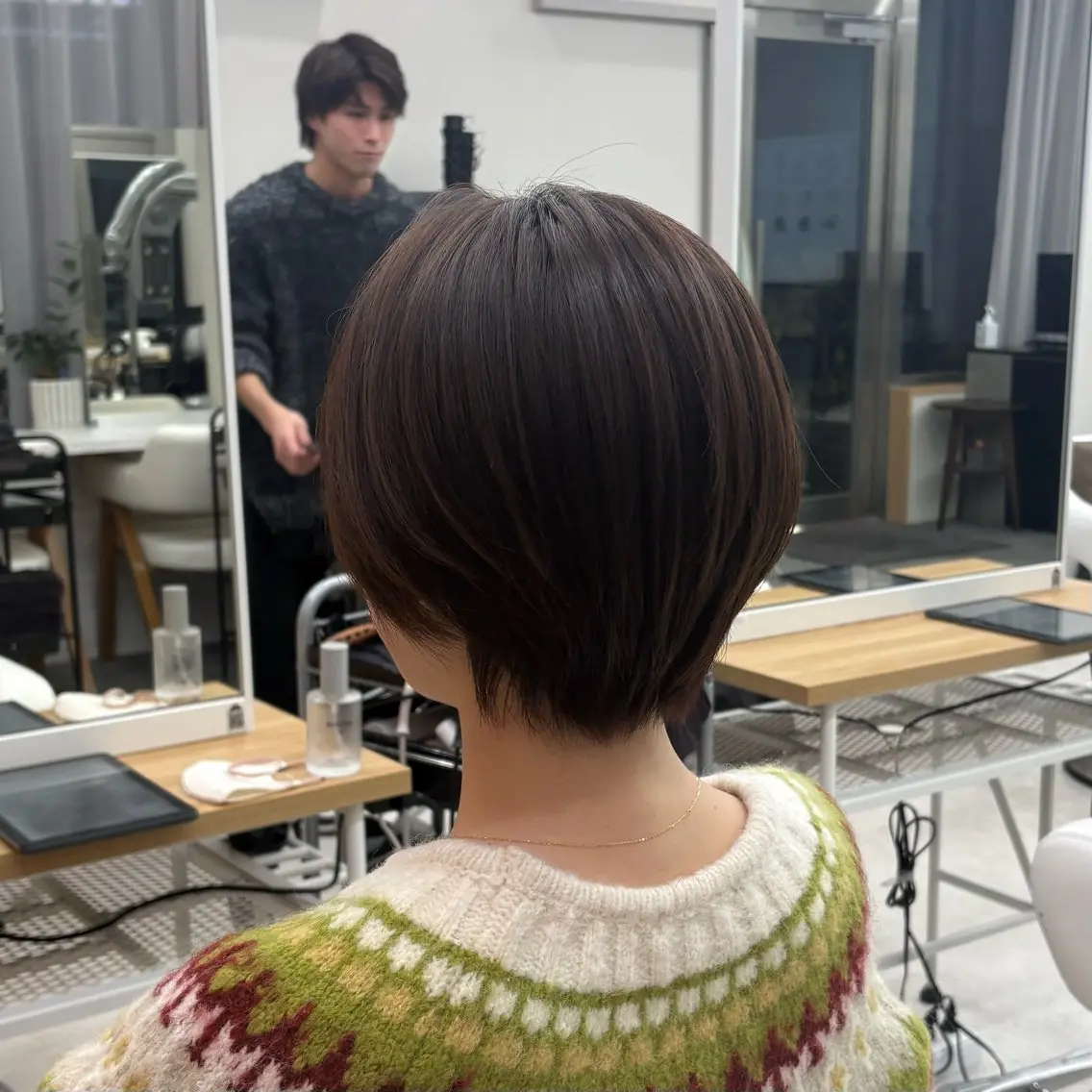 ショート 似合わせカット ショートヘア トリートメント manami/ ハッシュレイヤーのヘアスタイル