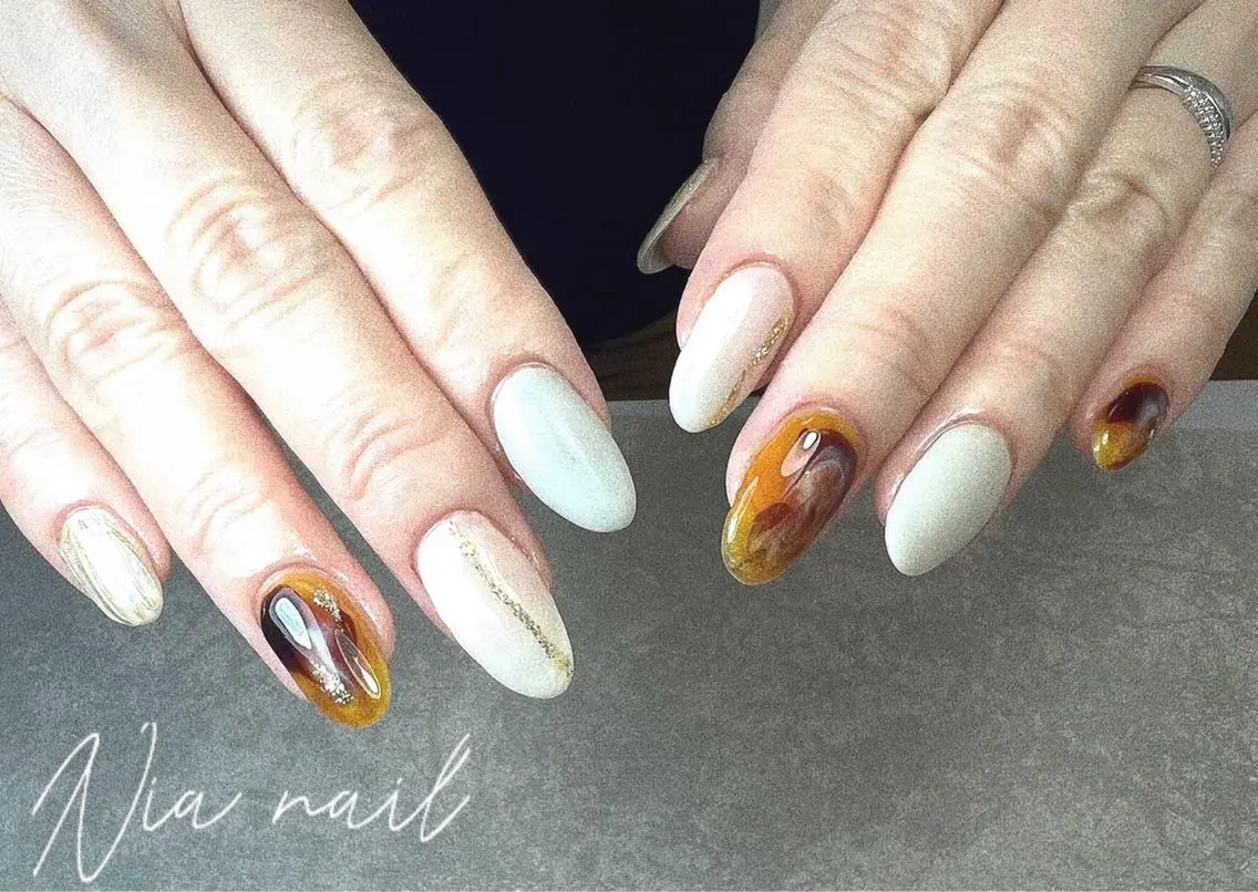 ロング Nia nail Fukuharaのネイルデザイン
