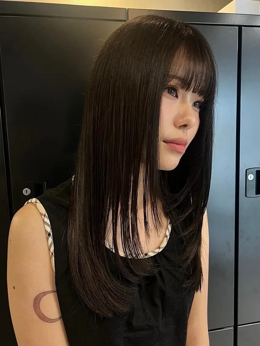 ロング カラー 透明感カラー レイヤー/メンズ/ kaedeのヘアスタイル
