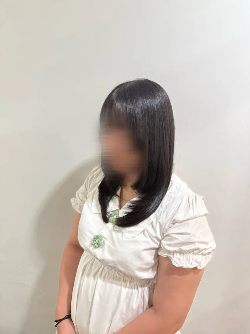 セミロング 姫カット レイヤーカット かとう きりん🎀🪽のヘアスタイル