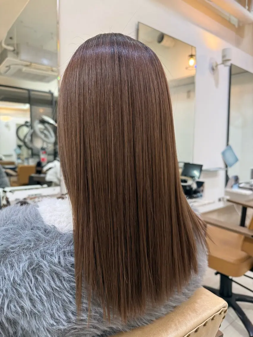 ロング トリートメント 栗田 優月のヘアスタイル