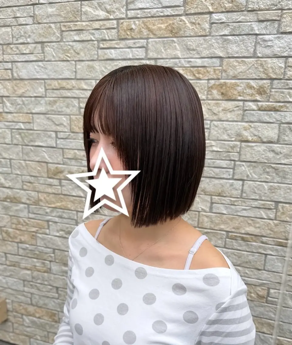 ショート パーマ カット パーマ みさき/レイヤー/ハ ッシュカット/パーマのヘアスタイル