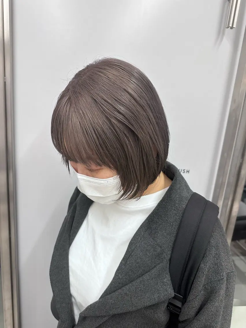 ミディアム ヘアカラー GOAT_茅ヶ崎 キシ サクラのヘアスタイル
