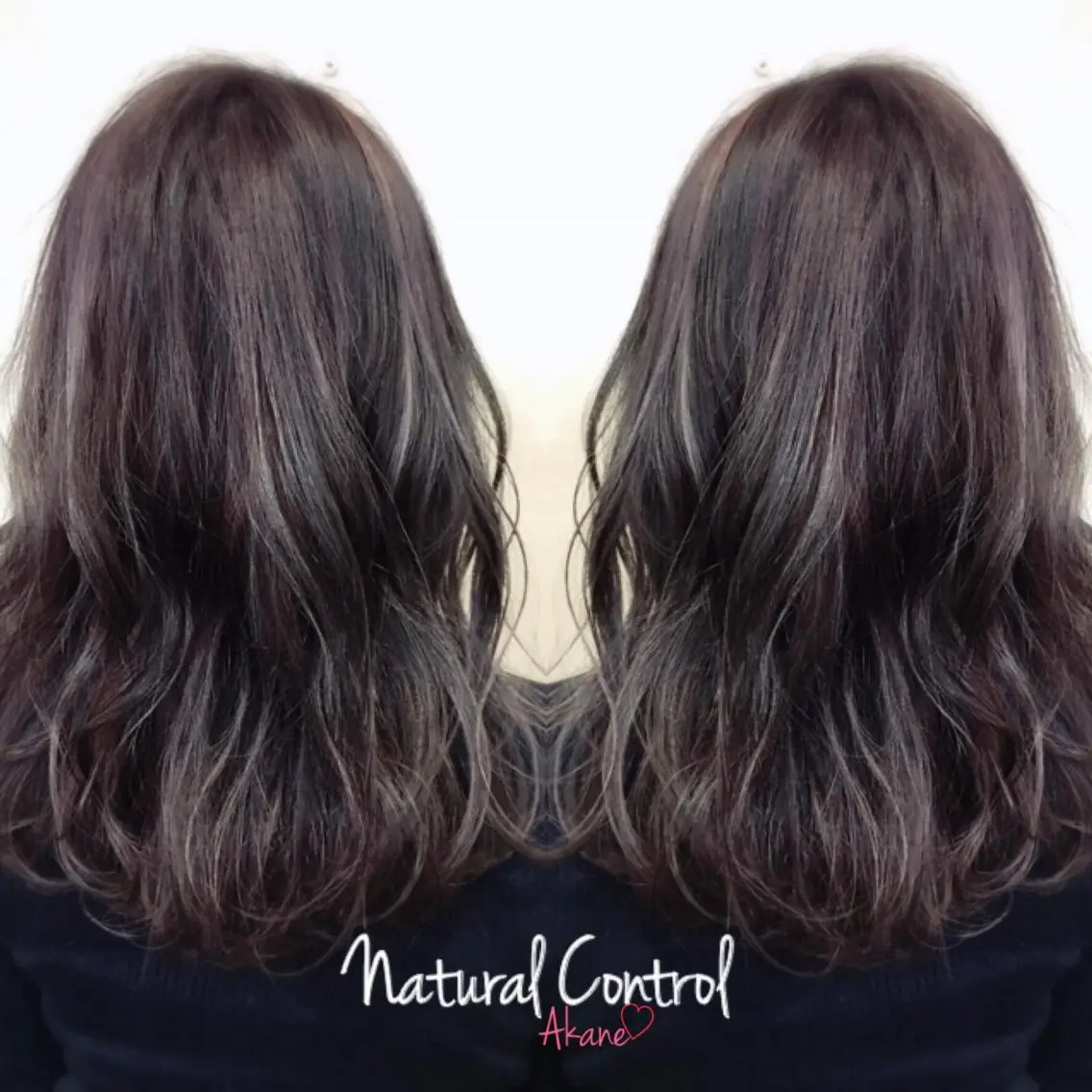 セミロング カラー 韓国ヘア🤍髪質改善 🇰🇷AKANEのヘアスタイル