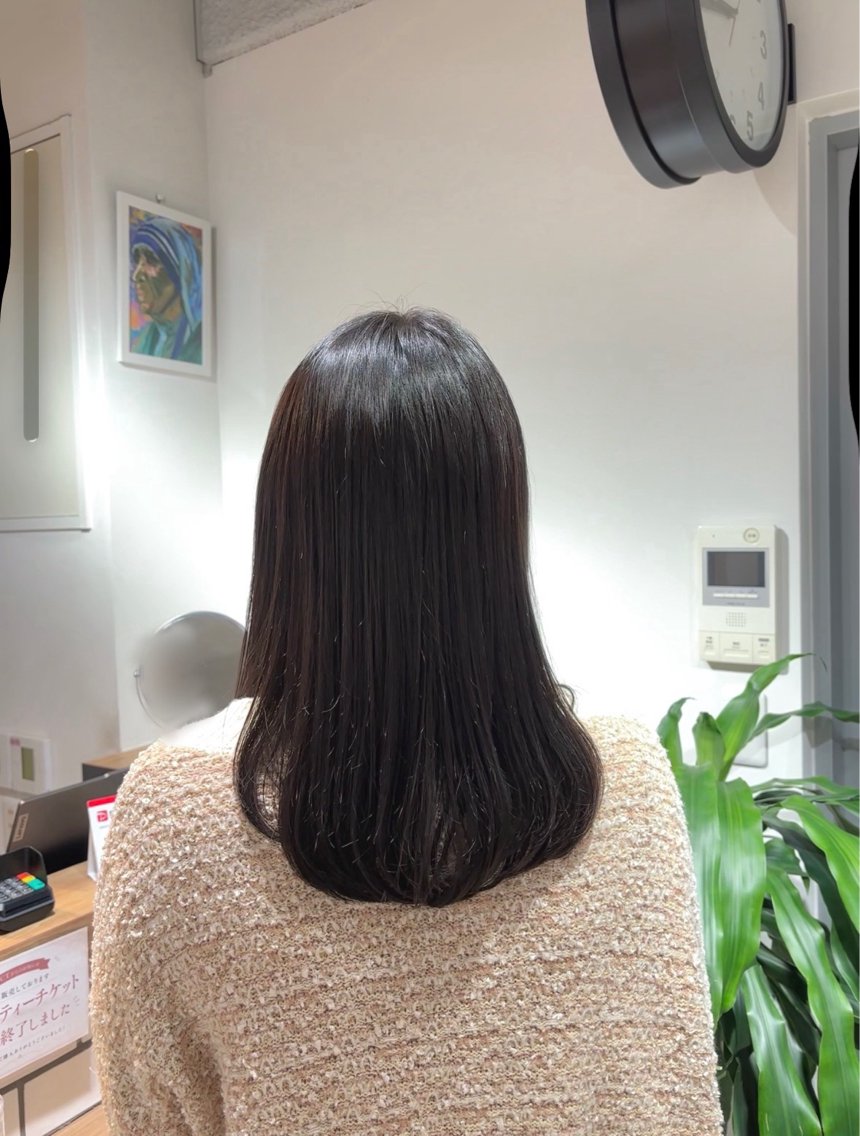 カラー ブラウンカラー 透明感カラー オリーブブラウン ヘアカラー 艶カラー🫧/ 縮毛矯正💎/フミナのヘアスタイル