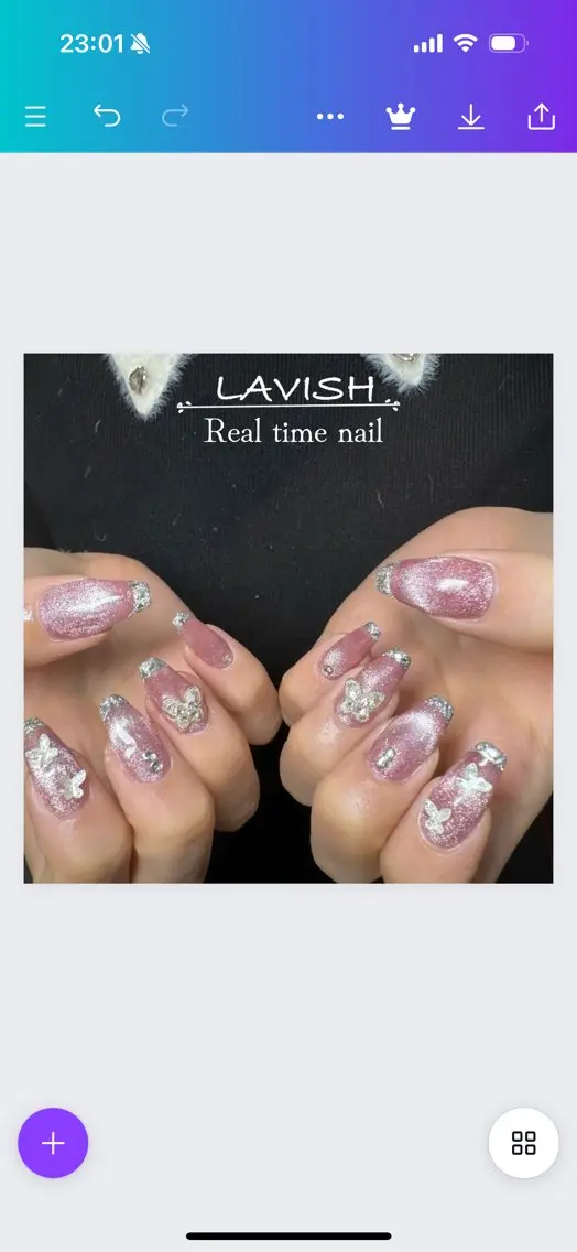 ネイル LAVISH 大和店 emi･:*+のネイルデザイン