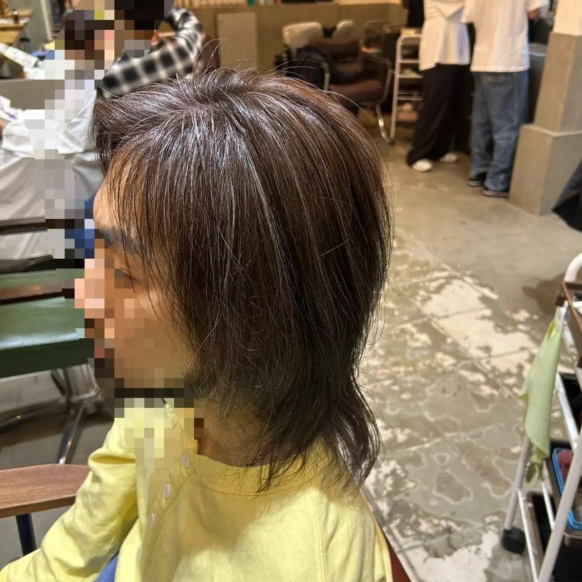 カラー メンズ カット ヘアカラー トリートメント 若狭 彩花のヘアスタイル