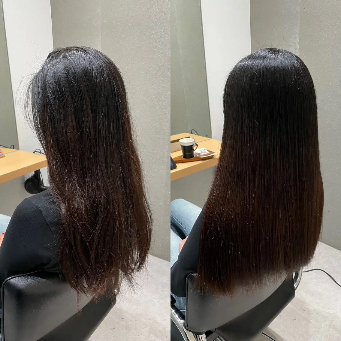 セミロング 髪質改善 トリートメント 髪質改善ヘアケア 艶髪特化/上田のヘアスタイル