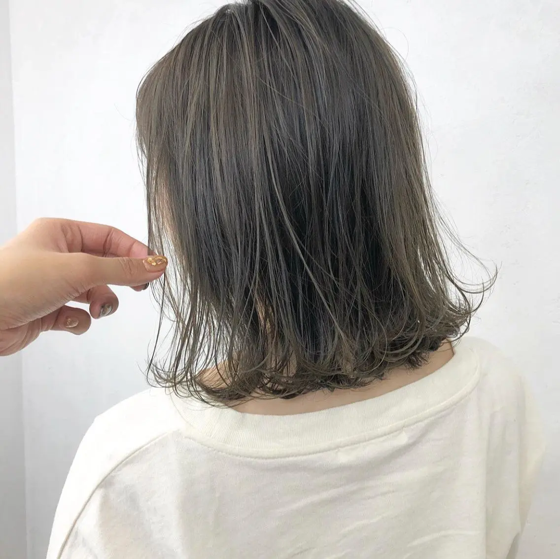ミディアム カラー ボブ/salut町田 🧡kanaのヘアスタイル