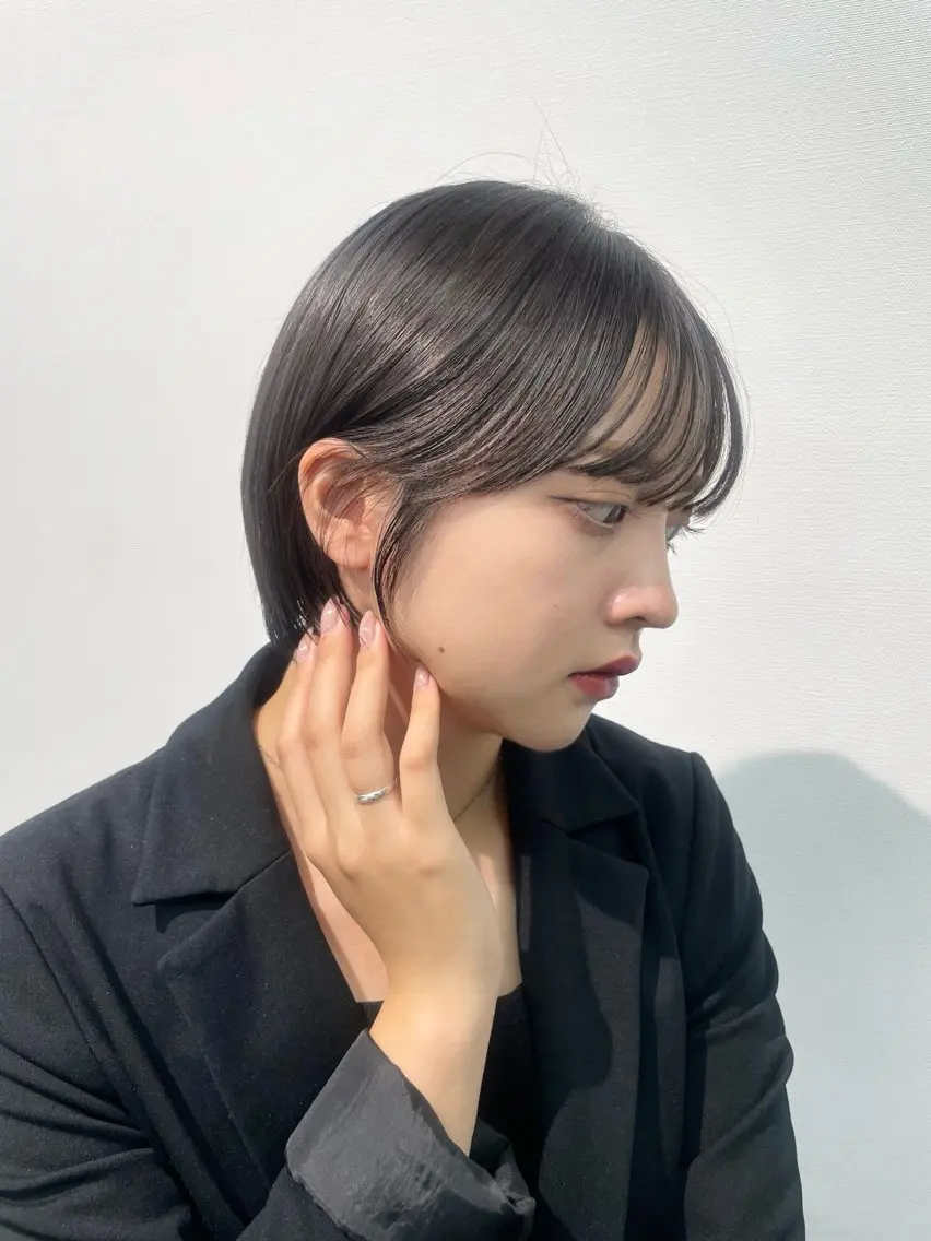 ショート カット ヘアカラー トリートメント 🦋美髪矯正、髪質 改善のプロ🦋アオイのヘアスタイル