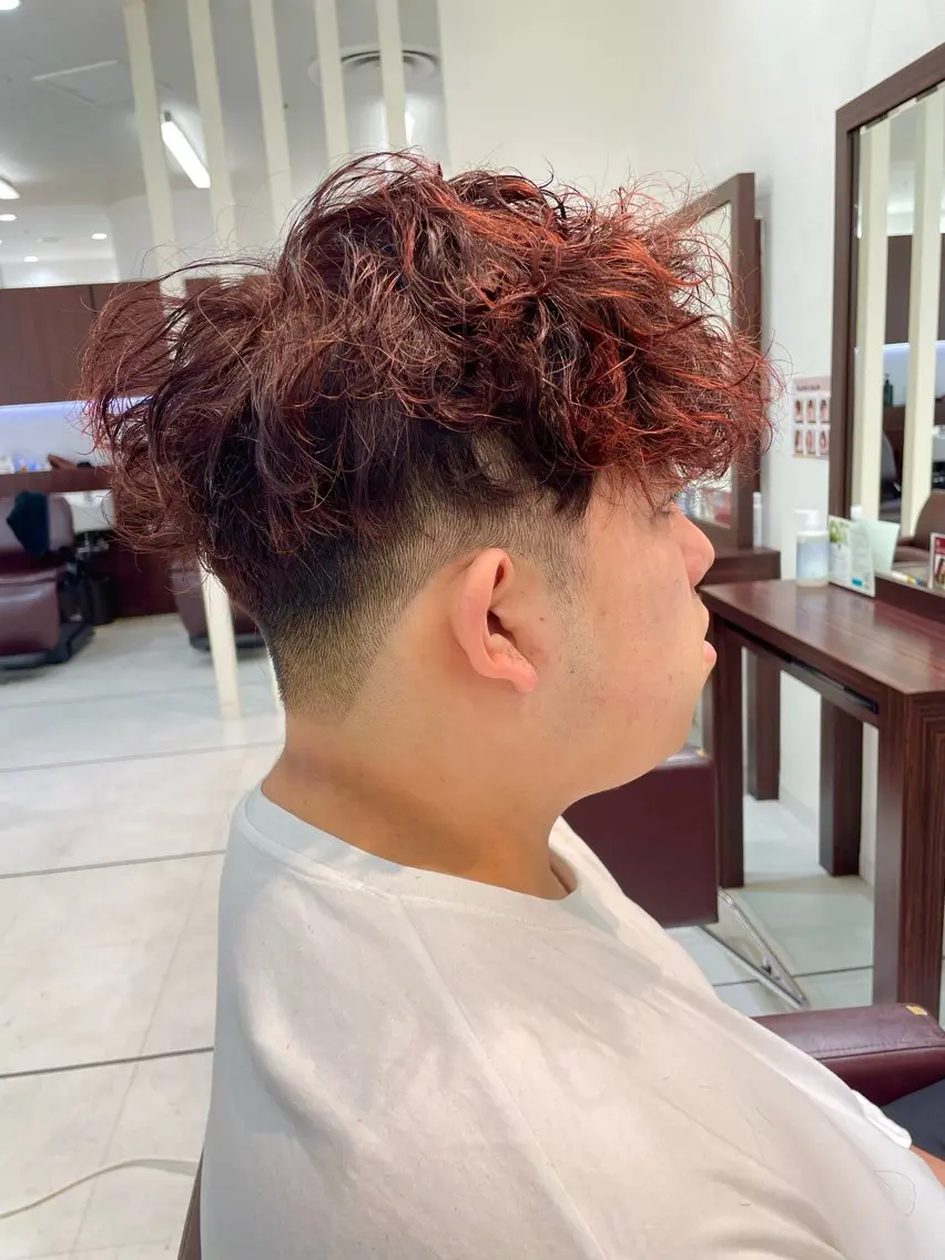 カラー パーマ メンズ メンズパーマ スパイラルパーマ 【千葉駅南口歩1分】 MAKAのヘアスタイル