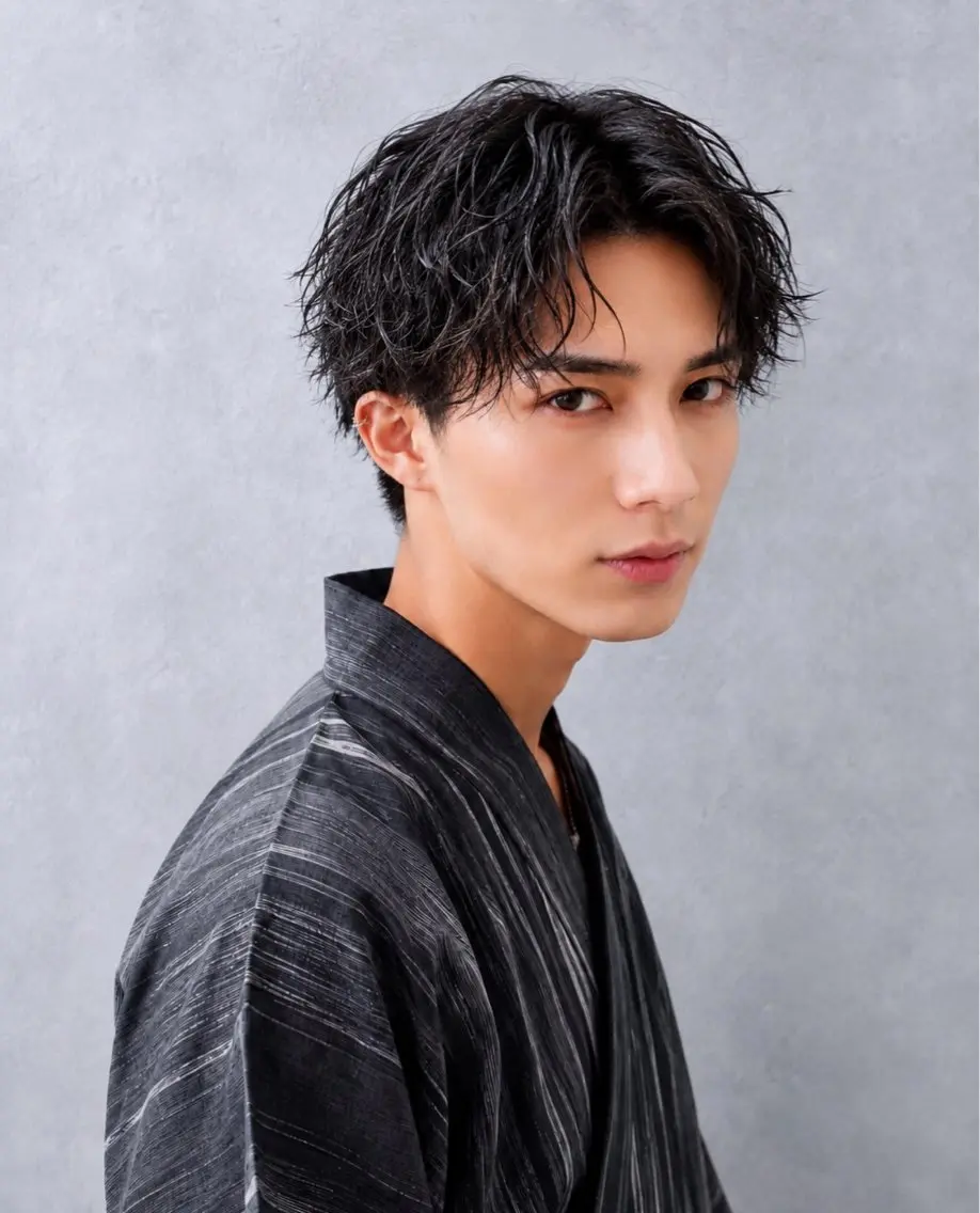 ショート パーマ メンズ カット 大阪メンズヘアのプロ 高橋 直希のヘアスタイル