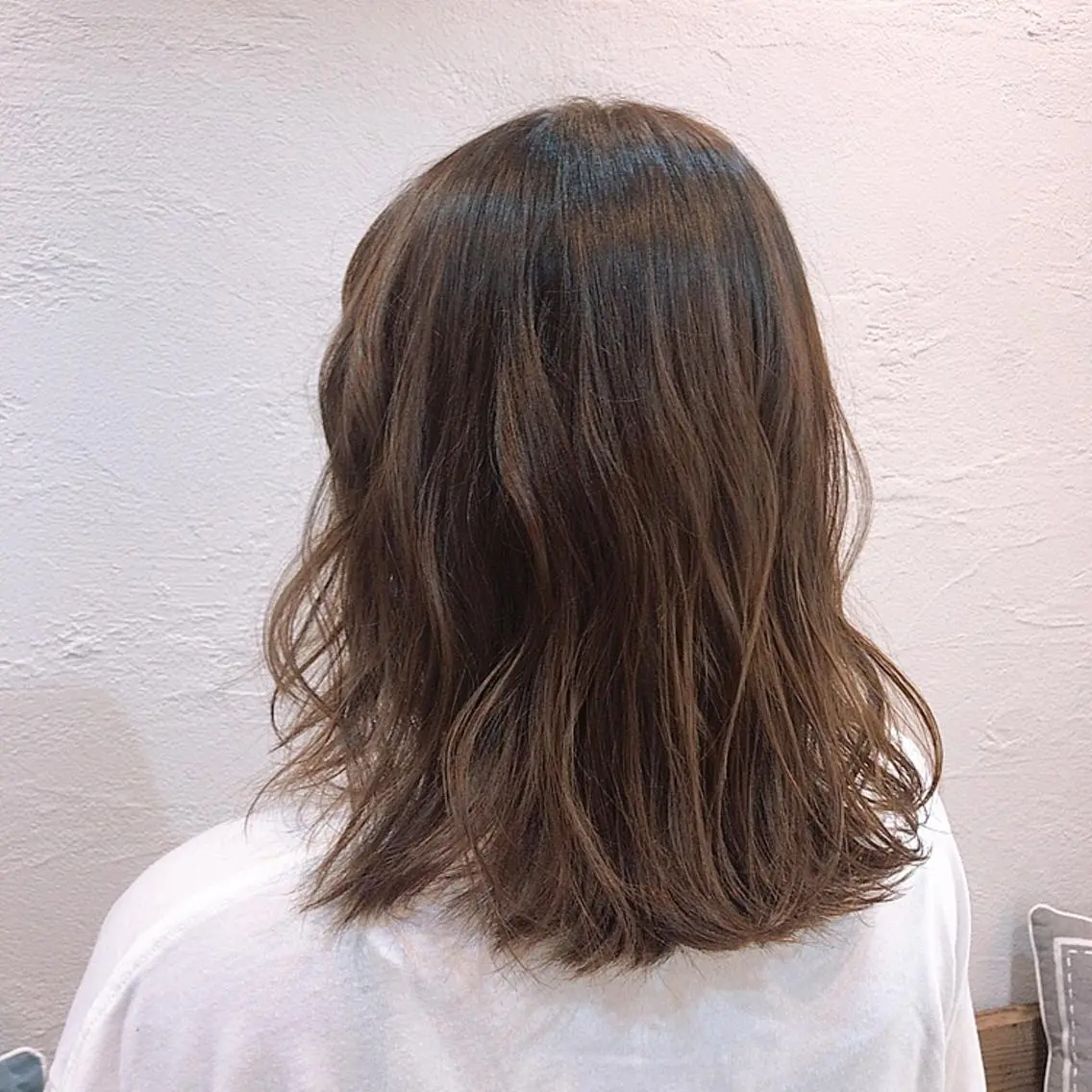 ミディアム カラー ベージュカラー ブリーチ 透明感カラー ブリーチなしカラー 韓国ヘア☁️ mitsukiのヘアスタイル