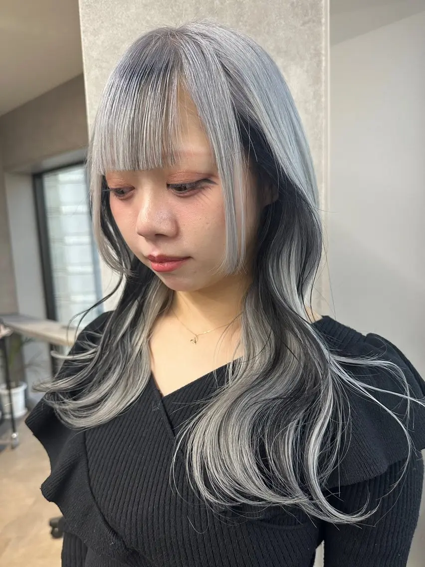 セミロング レイヤーカット 尾関 隼多のヘアスタイル