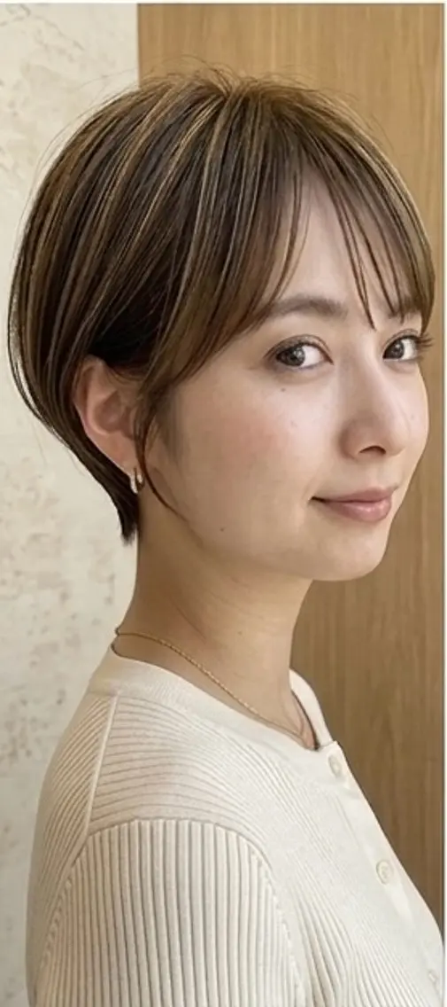 ショート カラー カット ヘッドスパ 髪質改善サロン WE BE PARSLEYのヘアスタイル