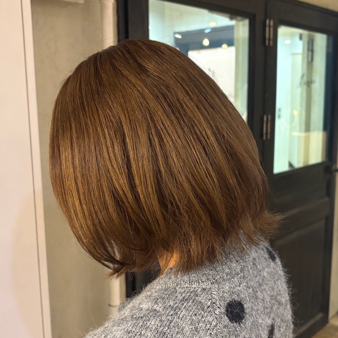 ショート カラー ヘアアレンジ ボブレイヤー ボブ レイヤーカット 💤RION/ハイ トーン / 透明感のヘアスタイル