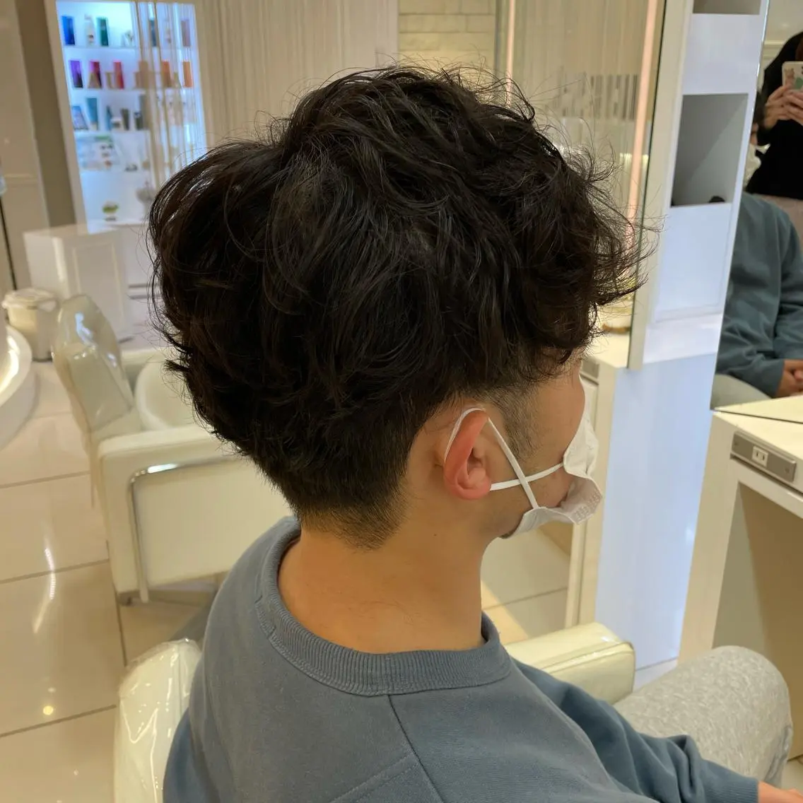 パーマ メンズ メンズパーマ ニュアンスパーマ BiBi 藪 菜月のヘアスタイル