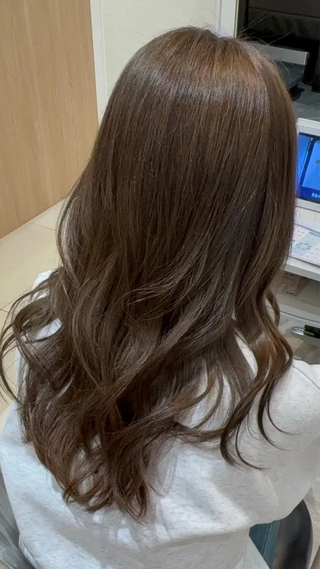 【🌸ミニモ限定🌷】カット+ブリーチ無しワンカラーの写真