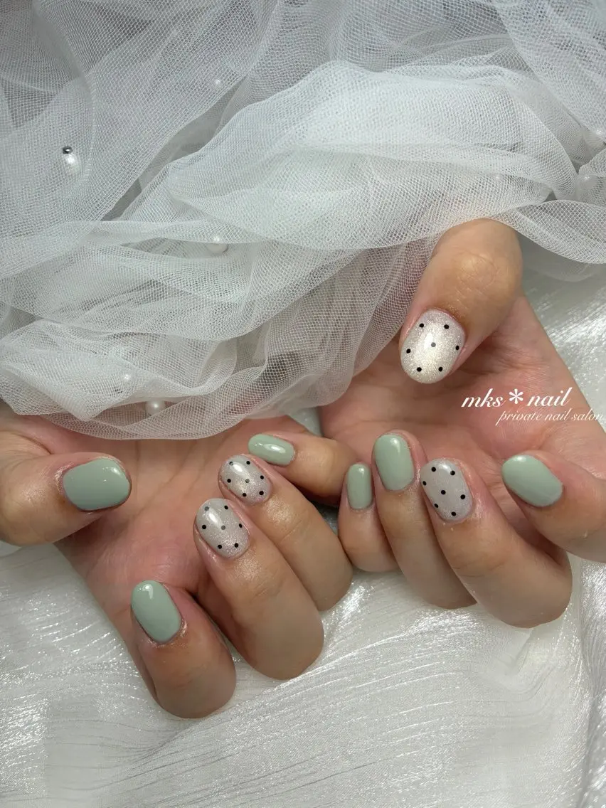 ネイル mks＊nail //  枚方長尾のネイルデザイン