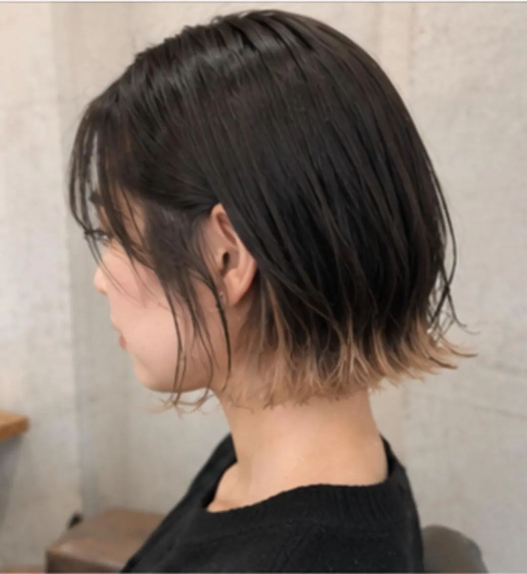 インナー/イヤリング/アンブレラ/裾カラー＋低刺激カラー＋潤いトリートメント¥14850→¥9900の写真