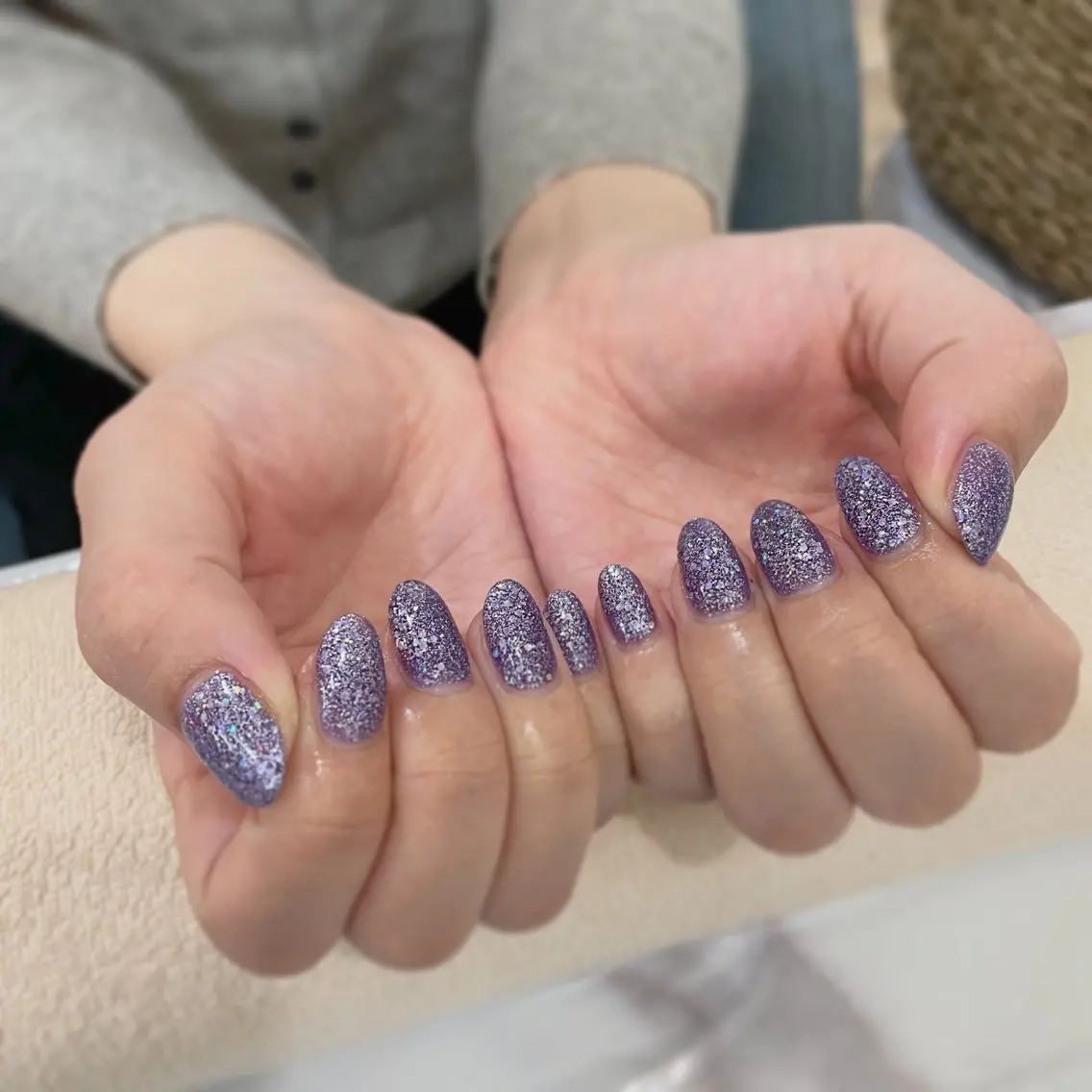 ネイル パープル Kusano / エルミタージュなんばのネイルデザイン
