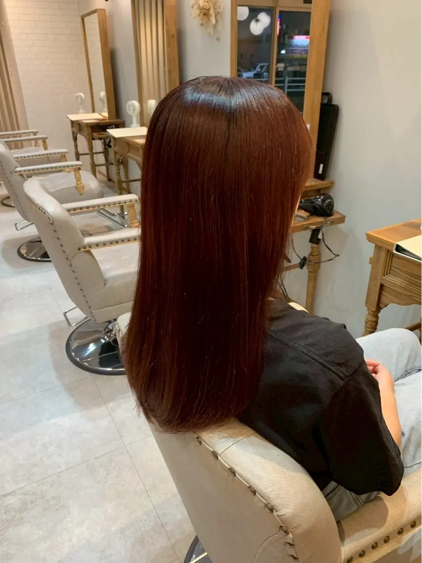 カラー ブラウンカラー ヘアカラー 猿渡 桃花のヘアスタイル
