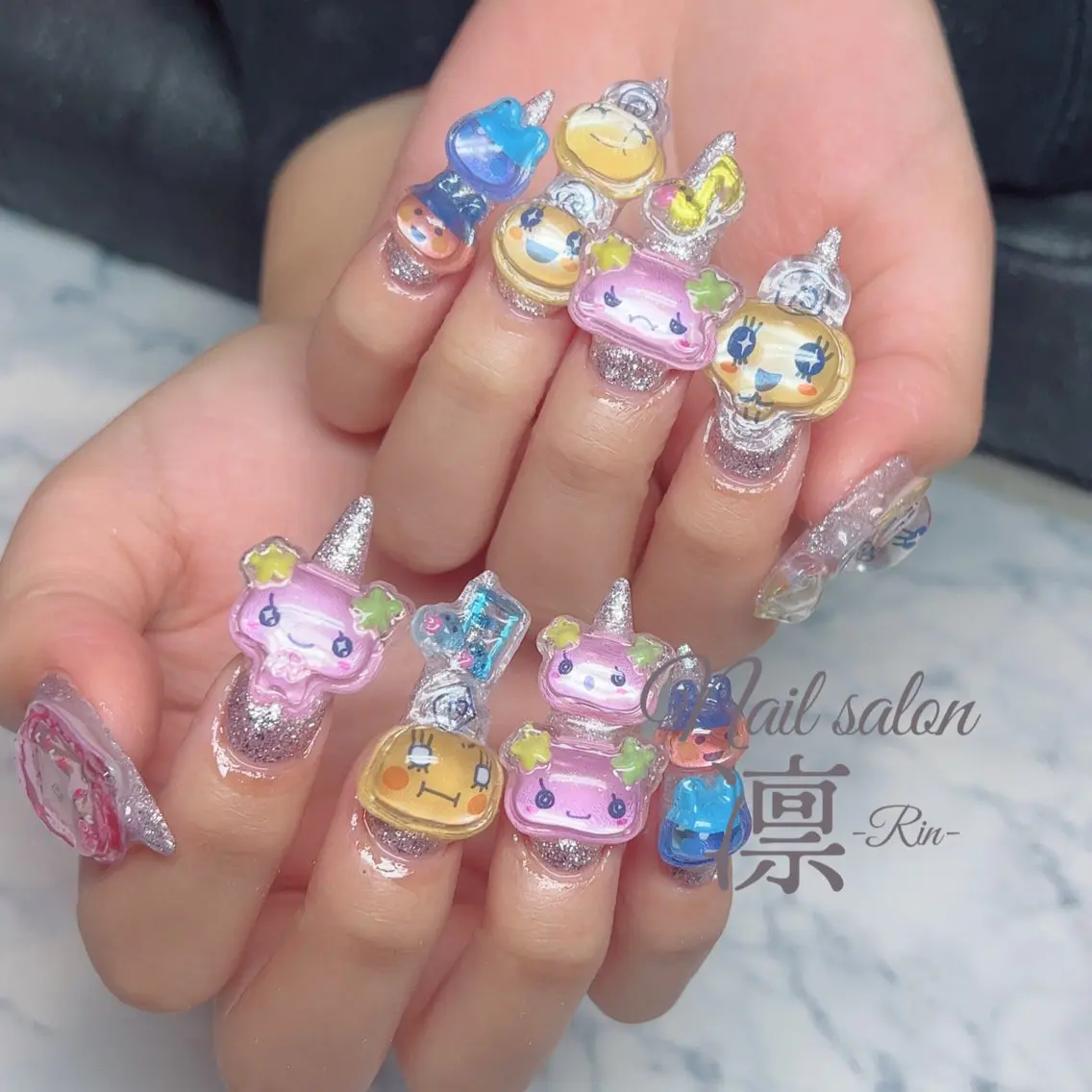 ネイル 持ち込み private salon凛のネイルデザイン