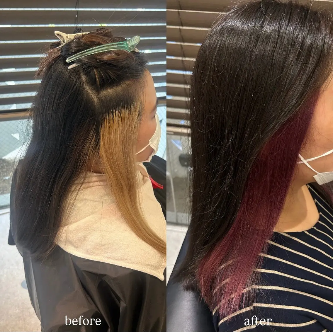 【デザイン重視🌈】インナー《ブリーチ+オンカラー》＋トリートメント✨️✨️の写真