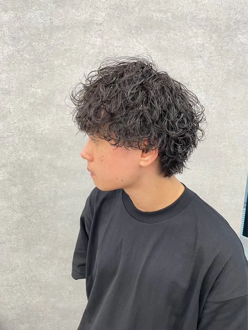 ミディアム パーマ メンズ ⚡️お値段以上⚡️ RYUKIのヘアスタイル