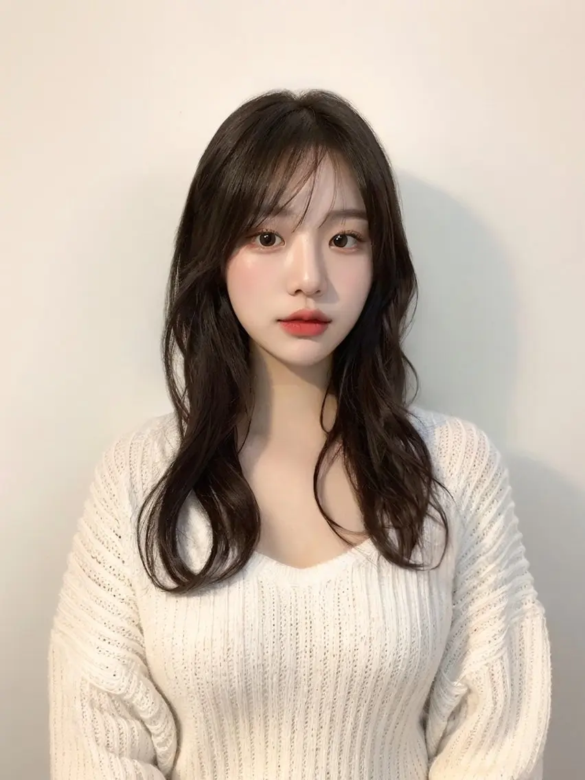 セミロング カラー カット ヘアカラー トリートメント 岩崎 昭憲のヘアスタイル