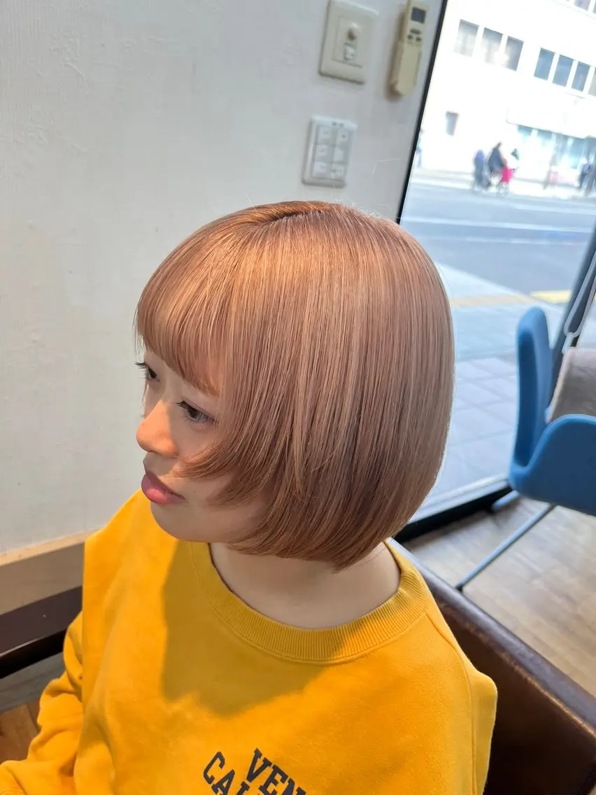 ショート カラー ブリーチ ダブルカラー インナーカラー 髪質改善 トリートメント 🫧ハイトーン/ ブリーチ🫧白石航汰のヘアスタイル