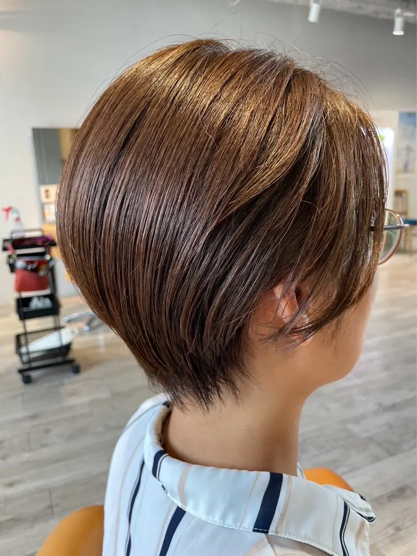 ショート ショートヘア カット 🦋ショートカット モデル紀輔🦋のヘアスタイル